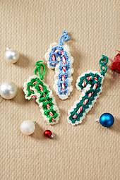 Granny square christmas tree decoration. 14 Free Crochet Patterns For Candy Cane Christmas Ornaments