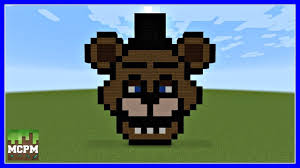 Fnaf Freddy Fazbear Pixel Art Minecraft Pixel Art Minecraft Pixel Art Pixel Art Pokemon