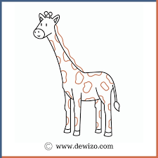 Les girafes sont les plus grands mammifères. Comment Dessiner Une Girafe Apprendre A Dessiner Dewizo