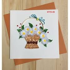 A nice writing utensil, cardstock or heavy construction paper, a piece of ribbon, a pair of scissors, a glue stick, a small ruler, a pencil and a dull butter knife. Thiá»‡p Handmade Sang Táº¡o Paper Quilling Card Kt72 Shopee Viá»‡t Nam