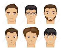 Medium length hairstyles for men are definitely trending in 2020. Illustration Of A Set Of Men With Different Types Of Looks And Royalty Free Cliparts Vectors And Stock Illustration Image 44297894
