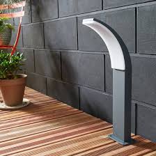 Lakko Borne D Exterieur Led Anthracite H56cm Inspire Borne D Exterieur Lampadaire Exterieur Design Luminaire Exterieur Design Eclairage Exterieur Terrasse