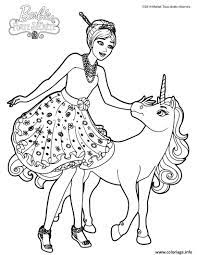 Maybe you would like to learn more about one of these? Coloriage Barbie Et La Porte Secrete Alexa Et Le Bebe Licorne Dessin Barbie A Imprimer