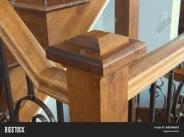 This is the newel post for my stairs, but it almost didn't make it into my house. Hardwood Newel Post Image Photo Free Trial Bigstock