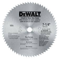 Indotech circular saw for high speed metal cutting with auto. Dewalt 7 1 4 In 68 Teeth Steel Non Ferrous Steel Saw Blade Dw3329 The Home Depot