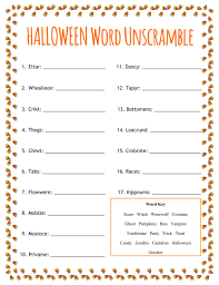 It is simple to use, just enter the letters you want to unscramble and click find letters. 5 Best Halloween Unscramble Printable Printablee Com