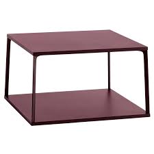 Accent your living room with a coffee, console, sofa or end table. Hay Eiffel Coffee Table Square 65 X 65 Cm Dark Brick Finnish Design Shop