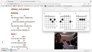 Discover more than 56 million tracks, create your own playlists, and share your favorite tracks with your friends. Lektion Gitarr Pippi Langstrump Youtube