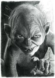 Artstation Pencil Drawing Gollum Yeo Hoe Hiong Made with 2h and 8b pencil and color pencils. pencil drawing gollum yeo hoe hiong