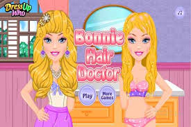 bonnie hair doctor make up games