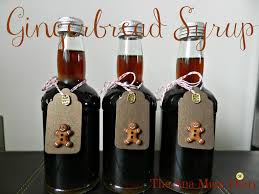 Gingerbread Syrup For Coffee Homemade Christmas Gifts The Ana Mum Diary Gingerbread Syrup Homemade Christmas Gifts Homemade Christmas