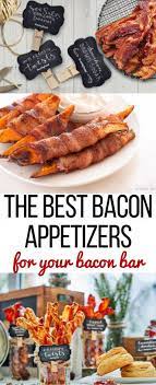 Throw a bacon bar for your holiday parties this year! 5 awesome bacon  appetizer ideas to make sure your… | Bacon appetizers, Appetizer recipes,  Horderves appetizers