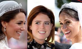 Meghan markle and prince harry's told people they were expecting at princess eugenie's wedding, according to 'finding freedom' — details. Video Why Princess Eugenie Still Can T Wear A Tiara Unlike Kate Middleton Or Meghan Markle Hello