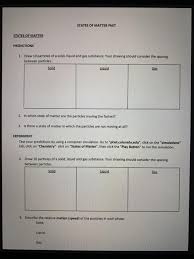 Download as doc, pdf, txt or read online from scribd. States Of Matter Phet States Of Matter Predictions 1 Chegg Com