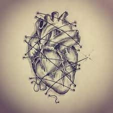 Anatomical Heart Threaded On The Skin Tattoo Sketch By Ranz Human Heart Tattoo Anatomical Heart Tattoo Sleeve Tattoos