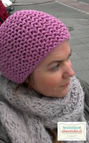 Und das tolle dabei ist, es lässt anleitung: Schoenstricken De Einfache Beanie Aus Dickem Baumwollgarn Stricken
