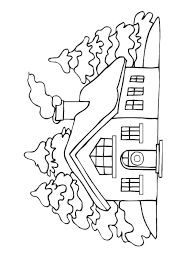 Er is zoveel te zien en te beleven. Kleurplaat Huis Midden In Het Bos Leukekleurplaten Nl