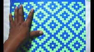 Batu hitam yang sangat keras dan batu padas berwarna putih atau coklat yang lunak sering kali digunakan. Kreatif Anyaman Kertas Mudah Dan Cantik Diamond Youtube