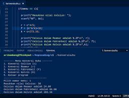 Suhu atau yang kita sebut juga temperatur merupakan menunjukkan suatu nilai dari panas atau dinginnya suatu benda. Program Konversi Suhu Bahasa C Berserta Source Code Kopi Coding