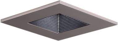 Lighting elegance engineered by bathology! Halo Recessed 3012bkbb 3 Inch 15 Degree Trim Lensed Square Shower Light With Baffle Black Recessed Light Fixture Trims Amazon Com