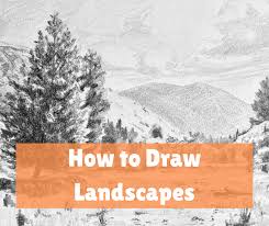 With a 4h pencil, lightly sketch a rectangle for the basic shape of the. How To Draw Landscapes Samuel Earp Artist