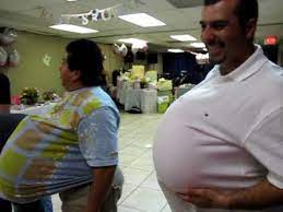 Juegos para baby shower con hombres. Baby Shower Muy Comico Los Hombres Embarazdos Youtube