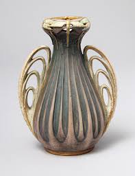 Paul Daschel Dragonfly Vase Art Deco Vases Pottery Sculpture Art Nouveau Design