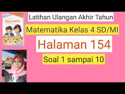 We did not find results for: Pembahasan Latihan Ulangan Akhir Tahun Matematika Kelas 4 Halaman 154 Youtube