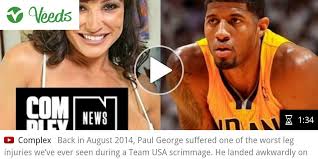 George was chasing down james harden on a fast break when he ran into the stanchion underneath the basket. Veeds Mancave On Twitter Video Lisa Ann Says She Helped Paul George Deal With His Horrific Leg Injury Https T Co 0a2ce1xiqk Https T Co Dgglkhpob3