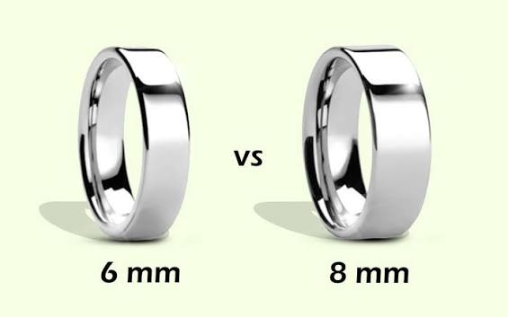 6MM VS 8MM Ring – Frigus Jewelry