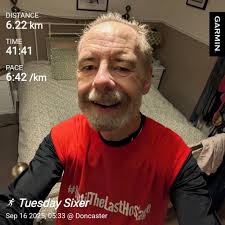 Self Care Six 🌅🏃💚 DISTANCE 6.22 km TIME 41:41 PACE 6:42 6:42/km /km  GARMIN ぶ TuesdaySixer Tuesday 2025,05:33 Sep162025,05:33@Doncaster  erieLastH មនា Sixer Doncaster ThelastHos Sep 16 2025, 05:33 @