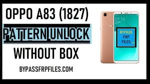 Apr 06, 2021 · oppo a83 (cph1827&cph1729) password&pattern unlock by umt. Oppo A83 Pattern Unlock Without Box Frp Bypass Files
