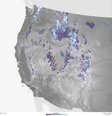 Western Us Snowpack Map Snowpack Across The U.s. West, May 12, 2014 | Noaa Climate.gov
