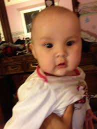 My granddaughter Stephanie the first girl in a family with only boys