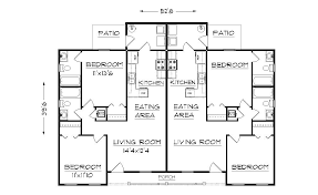 Good this is a much more realistic floor plan. Duplex Plan J891d