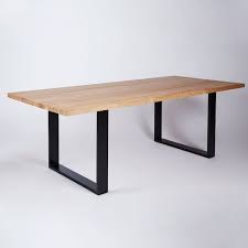 The Pyrmont Dining Table Elm Timber Top On Black Steel Legs Urban Couture Designer Homewares F Dining Table Black Timber Dining Table Steel Dining Table