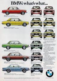 1975 Bmw Car Range Advert Bmw Vintage Bmw Car Models Bmw Old