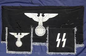 »führer und fahnen rücken vom denkmale links um die sa herum auf die rasenterrassen. Wwii German Flags Banners Pennants For Sale And Wanted