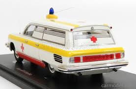 Big austrian ambulance based on the vw lt series. Autocult Atc90104 Scale 1 43 Tatra 603a Sanitka Ambulance 1961 White Yellow Red