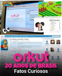 ORKUT 20 ANOS 🤗🥰 O Orkut não foi a primeira rede social no Brasil, mas  foi a primeira que se tornou popular Uma verdadeira febre no país. E você  já teve Orkut? Comente!