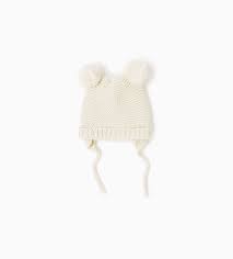 Basic Pompoms Hat Hats Scarves And Gloves Accessories Baby Girl 3 Months 3 Years Kids Zara United States Toddler Gloves Kids Hats Zara Baby