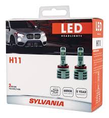 Sealight L2 H11/H8/H9 White Led Headlight Bulb 2Pcs