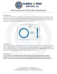 o rings sizes metric 2019