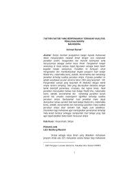 Flout, buyskess dan van der capellen. Pdf Faktor Faktor Yang Berpengaruh Terhadap Kualitas Penulisan Skripsi Mahasiswa
