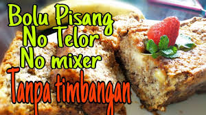 Nah, untuk resep bolu kukus yang lengkap scroll terus sampai bawah yah. Bolu Pisang Tanpa Telor Tanpa Mixer Tanpa Timbangan Super Enak Dan Lembut Youtube