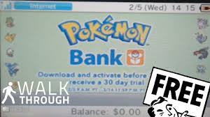 It requires a yearly fee of 500¥ and has storage for up to 3,000 pokémon. Pokemon Bank Transporter How To Download And Install North America Youtube