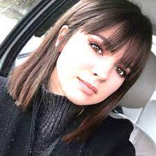 Cute Medium Length Straight Hair With Bangs Haircuts Straight Hair Short Straight Hair Long Hair Styles