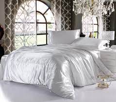 They all have high quality and reasonable price. Bedroom White Satin Comforter White Bed Set Bedding Sets Cheap Bedding Sets
