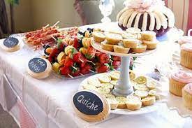 Allyssa S Baby Shower Love The Bow Idea Baby Shower Menu Baby Shower Brunch Food Baby Shower Brunch