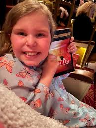 Celebrating two years of freedom with Annie the musical